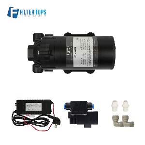 FLT-400G 정수기용 부스터 펌프 단품/세트 DC24V 모터펌프 아답터 압력센서