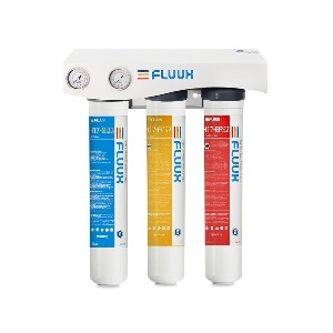 FLUUX 플럭스 17인치 3단 트리플멀티필터시스템 압력게이지헤드 필터교체시기확인가능